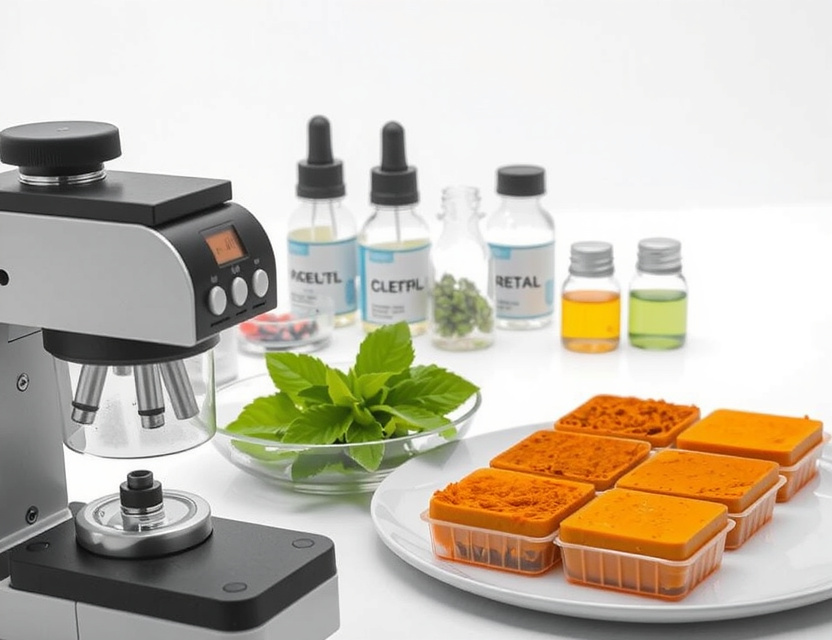 High-quality laboratory testing natural ingredients